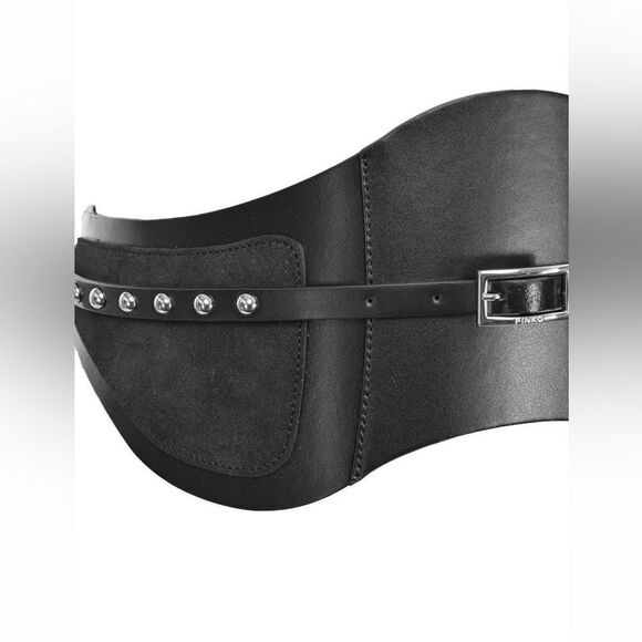 LAST CHANCE Pinko studded leather belt main image 4